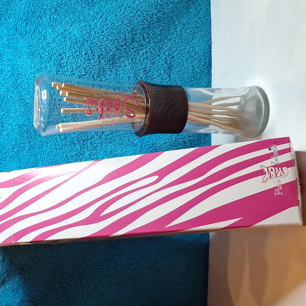 Air Freshener - Pink Zebra Naked Reeds NEW IN BOX
